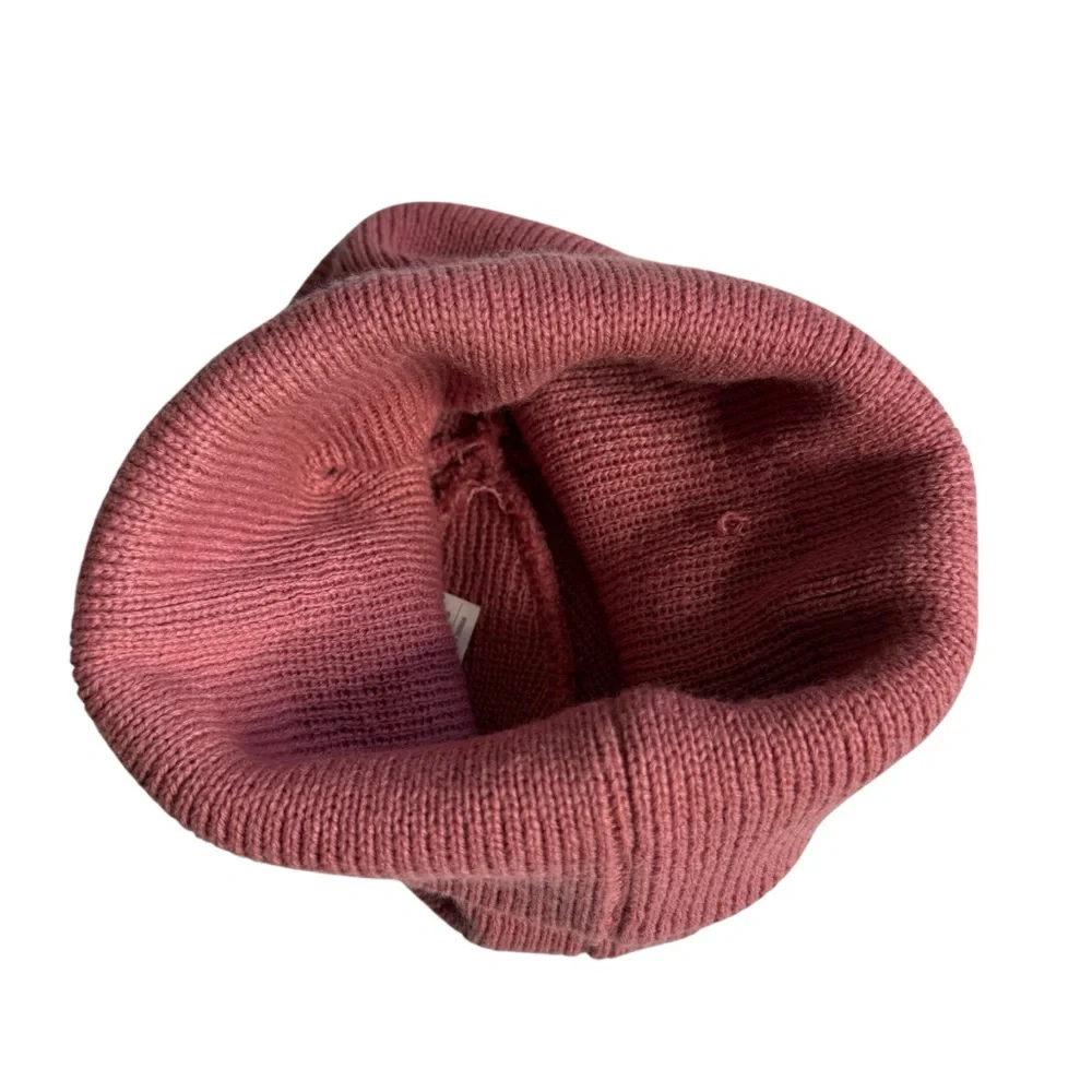 Adidas Originals Trefoil Cuffed Knit‎ Beanie Hat in Trace Maroon Womens One Size